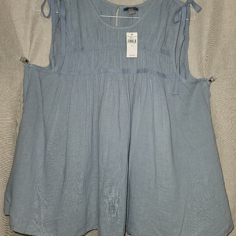 Aerie Blue Babydoll Tank